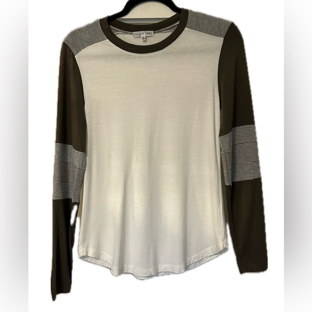 Fitz + Eddi Long Sleeve Jersey Style Shirt.